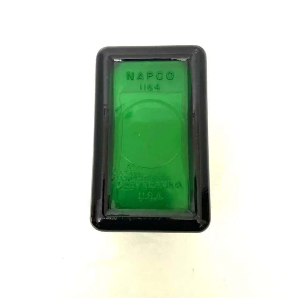 Vtg Napco Dark Green‎ Glass Planter Vase #1164 Made in USA Retro 70s